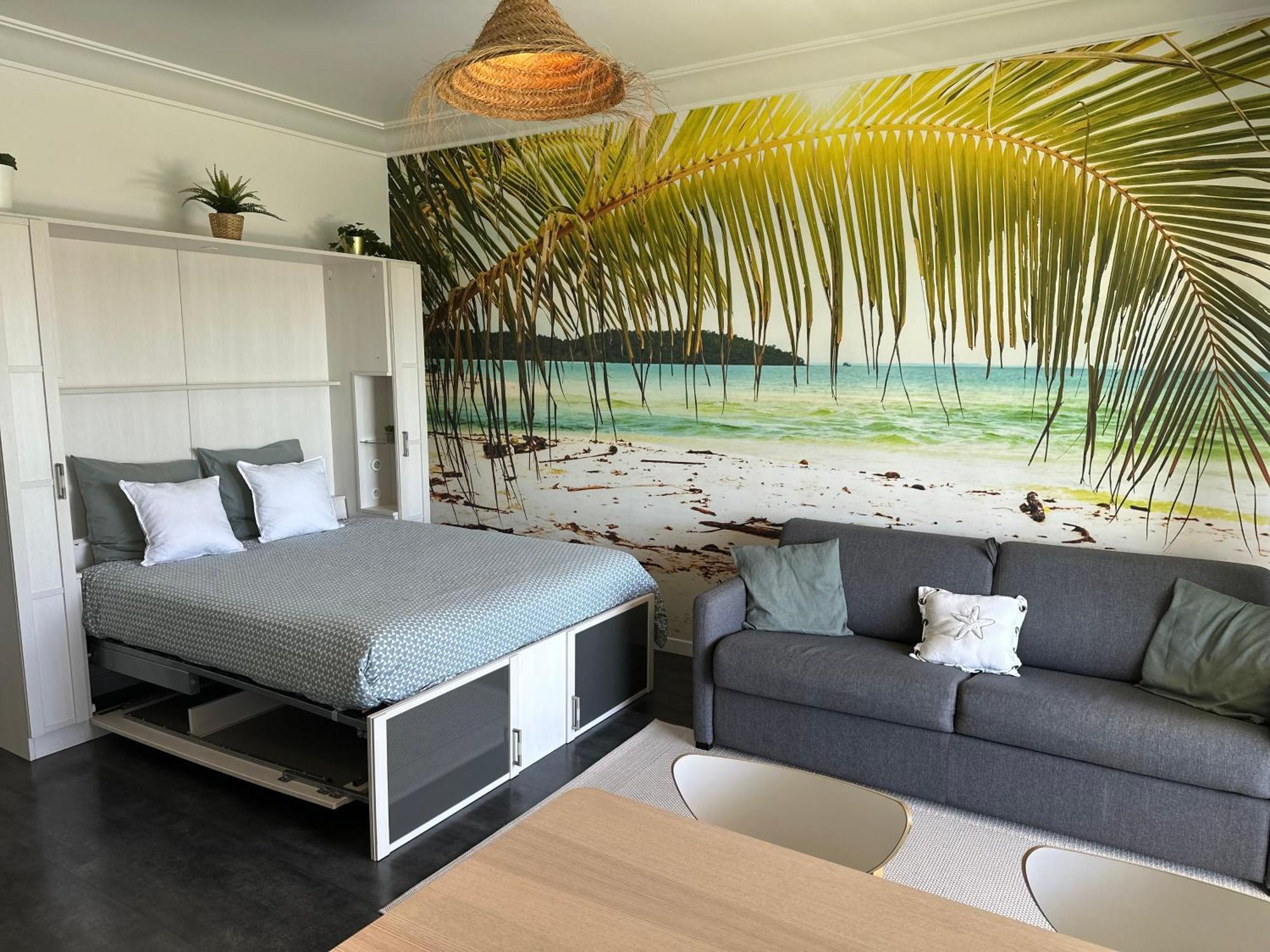 Studio Front De Mer A 10Metres De La Plage วิลล์เนิฟ-ลูเบ ภายนอก รูปภาพ